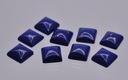Lapis lazuli kabošon štvorec 6x6 mm Tvar námestie