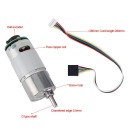 ДВИГУН Z РЕЙКА ПОВОРОТНА O WYSOKIM MOMENCIE OBROTOWYM Z ENKODEREM 12 V/24 V РЕДУКТОР ШВИДКОСТІ ПОТУЖНОСТІ  фото 10
