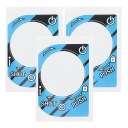 3 SZT. BLUE STICKERS NA CONSOLE CAR PROTECTION PERID ZARYSOWANIAMI PROTECTION IGNITION  photo 5