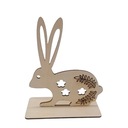 РОЖДЕСТВЕНСКАЯ ФИГУРКА ОРНАМЕНТ ПАСХАЛЬНЫЙ ЗАЯЦ ДЕКОР модель 6