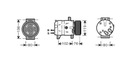 COMPRESOR DE ACONDICIONADOR RENAULT TRAFFIC 09.2000 