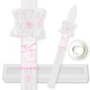 КРЕЩЕННАЯ СВЕЧА НА КРЕЩЕНИЕ С ИМЕННЫМ КРЮЧКОМ DAT