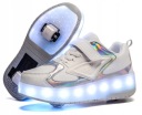 РОЛИКОВАЯ ОБУВЬ РОЛИКОВАЯ ОБУВЬ LED РОЛИКОВЫЕ КОНЬКИ РОЗОВЫЕ ИЗ ПОЛЬШИ РАЗМЕР 30