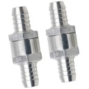 4 SZT. КЛАПАН ЗВОРОТНІЙ ПАЛИВА 3/4″ ГАЗОВИЙ АЛЮМІНІЄВИЙ СРІБНИЙ  фото 15