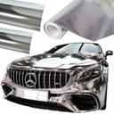 ФОЛЬГОВОЕ ЗЕРКАЛО ШПОН ХРОМ СЕРЕБРЯНОЕ 152x10см