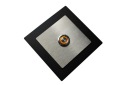 Кнопка звонка для домофона Steel LED 9 12 24 230В 10х10 INOX нерж.