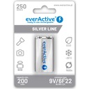 Аккумулятор EverActive Ni-MH 9 В 250 мАч Silver Line