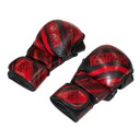 Кожаные тренировочные спарринговые перчатки ММА Extreme Hobby CORE RED L