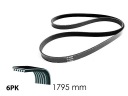 COURROIE EN V 6PK1795 ALFA ROMEO 145-146 1.9 99- PUNTO 1.8 G 68821photo 9
