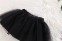 Koszula w kratkę krata spódnica czarna tiul 80 86 Fason rozkloszowana