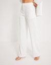 NELLY БЕЛЫЕ ПРЯМЫЕ БРЮКИ С ВЫСОКОЙ ПОСАДКОЙ XH2 NG5__L