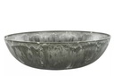 Декоративная ЧАША ПЕРЕРАБОТАННЫЙ МАТЕРИАЛ, имитация мрамора, диаметр. 37см