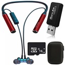 БЕСПРОВОДНЫЕ СПОРТИВНЫЕ НАУШНИКИ BLUETOOTH + КАРТА ПАМЯТИ