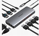 АДАПТЕР ZMUIPNG 11IN1 USB C к USB HDMI AUX RJ45 HUB