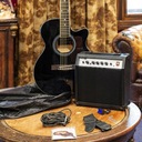 НАБОР аксессуаров для электроакустической гитары MAX черного цвета