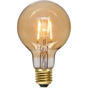 СВЕТОДИОДНАЯ ЛАМПОЧКА 0,75ВТ ВИНТАЖНЫЙ ЯНТАРНЫЙ G80 2000К