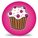 RÓŻOWA PIŁKA GUMOWA BABECZKA DLA DZIECI 23 CM