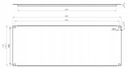 NEKU Маскирующая панель, торцевая заглушка, шкаф RACK 19