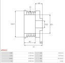 WHEEL PASOWE, GENERATOR AS-PL AP0023  photo 11