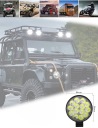2SZT. ГАЛОГЕН СВЕТОДИОДНЫЕ ФАРА ПРОЖЕКТОР ПАНЕЛЬ OFFROAD 14СВЕТОДИОДНЫЕ 42W  фото 9