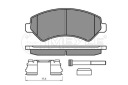 MEYLE 025 244 6619/W1 KIT PLAQUETTES FREINS FREINS DISQUEphoto 16