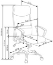 Fotel obrotowy krzesło biurowe Vire zielonie Kod producenta V-CH-VIRE-FOT-ZIELONY