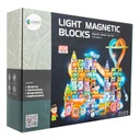 МАГНИТНЫЕ КОНСТРУКТОРЫ СВЕТЯЩАЯСЯ ДОРОЖКА Для детей Набор из 202 штук.