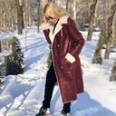 Wyjątkowy Damski Płaszcz Z Futerka I Skóry Owczej - Komfort Na Zimę! Płeć kobieta