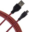 USB-A кабель micro USB, 2 м, красный