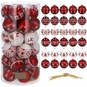 РОЖДЕСТВЕНСКИЕ ШАРЫ РОЖДЕСТВЕНСКИЕ УКРАШЕНИЯ НАБОР ШАРОВ