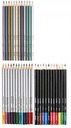 Профессиональный набор мелков Metallic Crayons + H&B Pencils 61в1