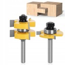 Набор пазов, шпунтов и пазов, фреза по дереву 8мм.