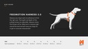 Шлейка Freemotion 5.0 Non-Stop для собак (6) розовый/серый