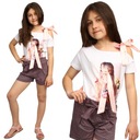 БЛУЗКА НА ОДНО ПЛЕЧО, АТЛАС, Бант, БЕЛЫЙ 176