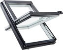 OKNO DACHOWE OBROTOWE ROTO DESIGNO R49 K WD 74X118 ANTRACYT METALLIC
