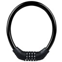 ПРОЧНЫЙ ВЕЛОСИПЕДНЫЙ ЗАМОК ИЗ СТАЛЬНОГО ТРОСА С КОРОТКИМ ВЕЛОСИПЕДНЫМ ЗАМКОМ С КОДОМ