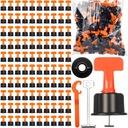 СИСТЕМА ВЫРАВНИВАНИЯ ПЛИТКИ КЛИП-РУЧКА 100 шт.