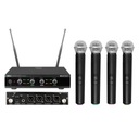 БЕСПРОВОДНАЯ МИКРОФОННАЯ СИСТЕМА OMNITRONIC UHF-E4 НАБОР ИЗ 4 МИКРОФОНОВ