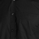Čierna košeľa s krátkym rukávom Pierre Cardin, Veľkosť L Veľkosť goliera L