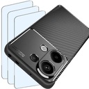 ETUI FX CARBON DO XIAOMI REDMI NOTE 13 PRO 5G + 3x SZKŁO