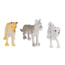 12 sztuk plastikowy pies zwierzę domowe figurka zwierzątko sklep wystawowy manekiny Model psa zabawki Wiek dziecka 18 lat +