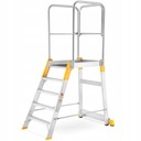 Передвижная складская лестница, платформа ALOSS, 3,08 м