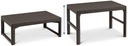 Záhradný stôl ONLY rattan | hnedá Kód výrobcu 004712