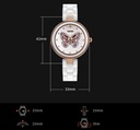 Zegarek damski - SKMEI - motyl - ważka - kolory Styl klasyczny