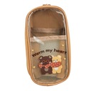 PencilCase Трехслойные пеналы с плюшевым мишкой Kawaii Carto