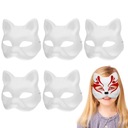 ЗАГОТОВКА РУЧНАЯ РАСКРАСКА своими руками МАСКА КОШКИ 6 ШТ.