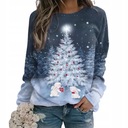 ФУТБОЛКА ЖЕНСКАЯ С РОЖДЕСТВЕНСКИМ ПРИНТОМ, XXL