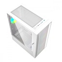 Корпус игрового компьютера PC ATX со светодиодной подсветкой ARGB MESH, белый