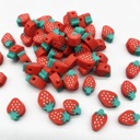 Korálky z polymérového ílu jahody DIY ovocie 100 ks EAN (GTIN) 5908261933202