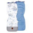 Eledreams Синий двусторонний вкладыш в коляску с бархатом